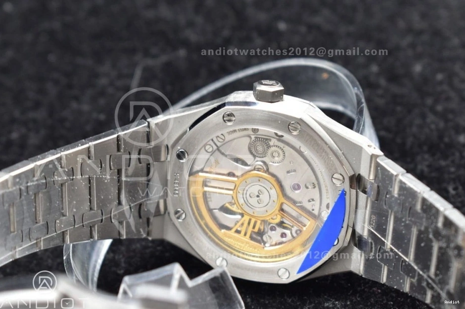 A4302 Super Royal Best SS on Clone 1:1 Dial APSF Blue 15500 Edition Oak Textured Bracelet 41mm SS 0507